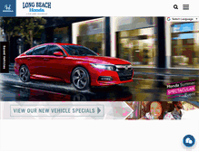 Tablet Screenshot of longbeachhonda.com